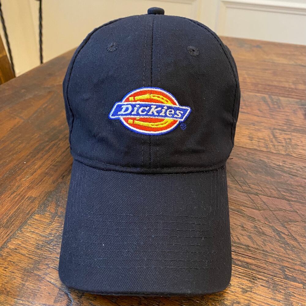Dickies Black Canvas Baseball Cap/Hat One Size